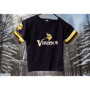Minnesota Vikings #8 knit Jersey Youth small Purple GUC
